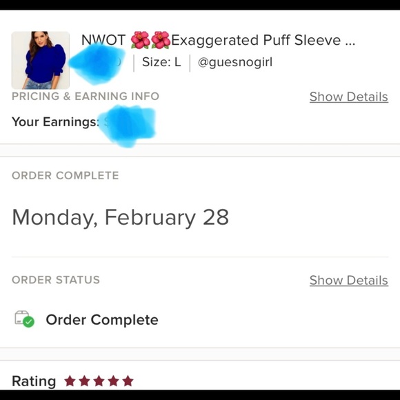 🎉HOST PICK🎉🌺🌺Exaggerated Puff Sleeve Blouse🌺🌺 - Picture 10 of 11